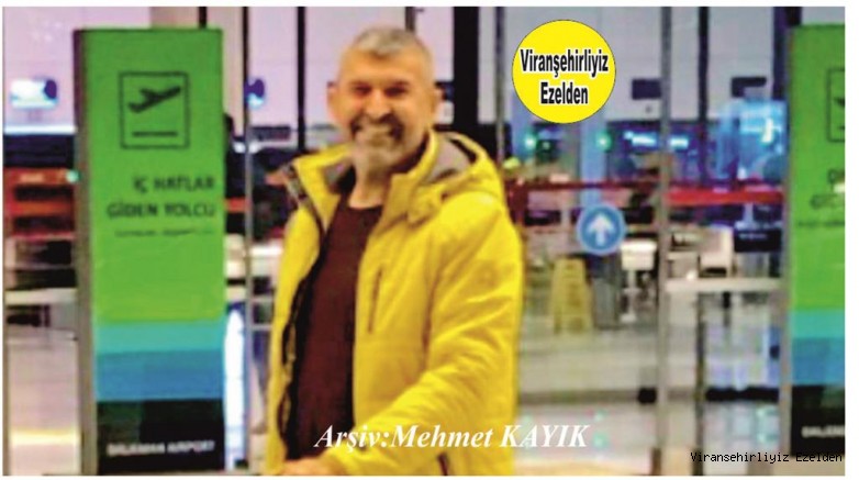Hemşehrimiz İzmir’de yaşayan Şeyhmus Tüfek