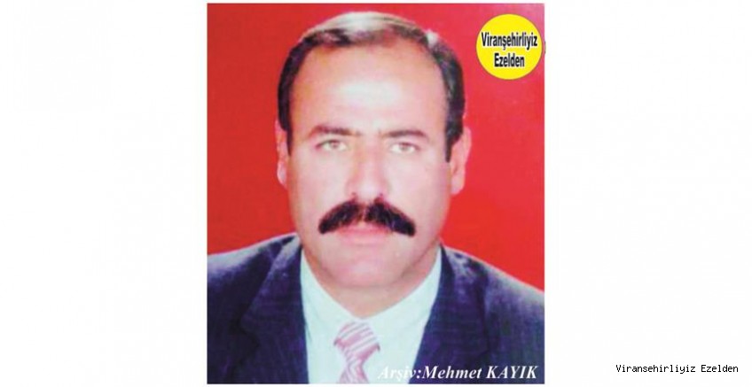 Hemşehrimiz İzmir Viranşehirliler Derneği Eski Başkanı Merhum Ömer Bayram