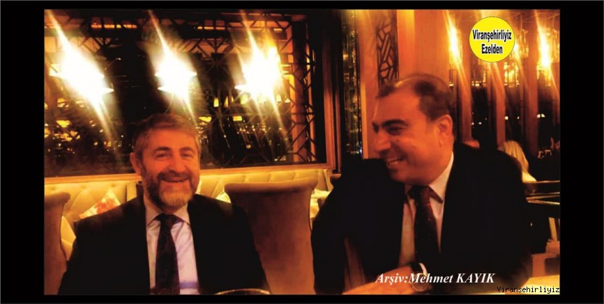 Hemşehrimiz Maliye ve Hazine Bakan Yard. Dr. Nureddin Nebati ve Arkadaşı Tigem Genel Müdürlüğü Hayvancılık Daire Başkanı Ergün Erol