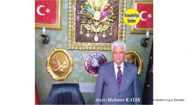 Hemşehrimiz Milli Beka Hareketi Viranşehir İlçe Başkanı Celal Cemaldinanlıoğlu