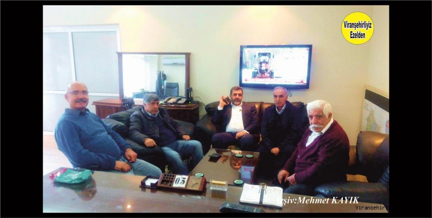 Hemşehrimiz Muhtar Abuzer Kapan, Mehmet Barzani Kumaraslan, Mahmut Turgut, İsmail Şimşek ve Hacı Şeyhmus Dolaş