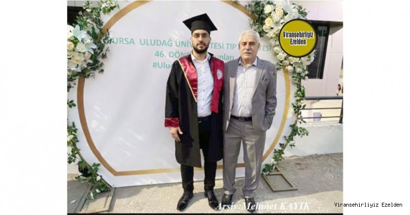 Bursa Uludağ Üniversitesi Tıp Fakültesinden Doktor Olarak Mezun Olmuş, Doktor Peşvan Gündüz ve Babası Sevilen İnsan Mehmet Gündüz