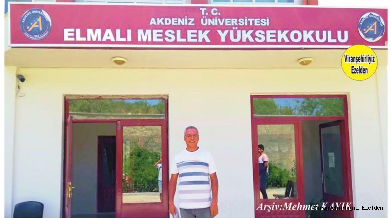 Hemşehrimiz TEİAŞ'tan Emekli olan ve şimdi Antalya'da yaşayan Abdulkadir Elma