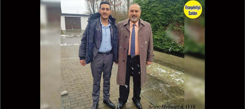 Hemşehrimiz Uzun Zamandan Beridir Almanya’da Yaşayan Emekli Nüfus Müdürü Mahmut Nedim Can ve Oğlu Sinan Can