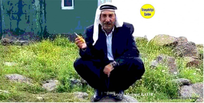 Hemşehrimiz Viranşehir Aşağı Zok Köyünden Nuri Topçu