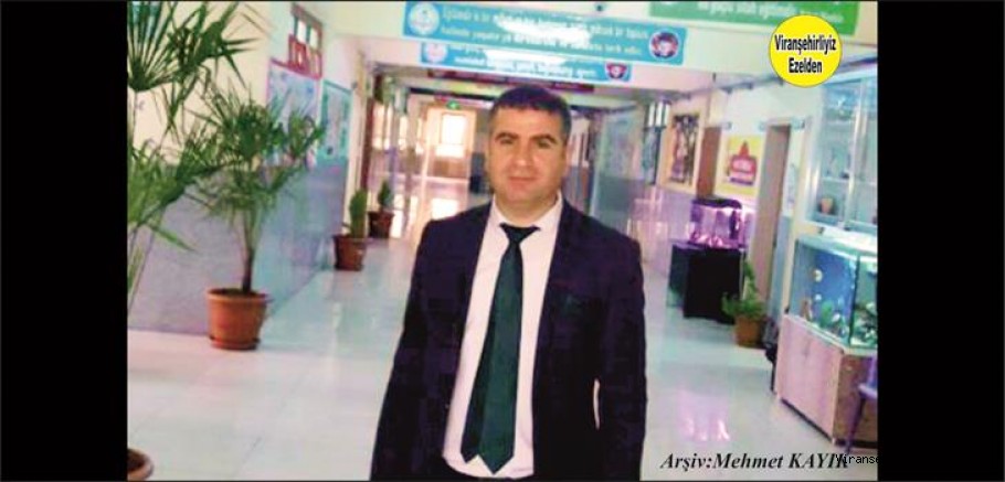 Hemşehrimiz Viranşehir Atatürk İlköğretim Okulu Eski Müdürü Öğretmen Soner Korkmaz