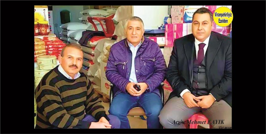 Hemşehrimiz Viranşehir Belediye Başkan Yardımcısı Aladdin Milli, Belediye Su İşleri Müdürü Emin Mızraklı ve Sayfa Yazarımız Murat Sever