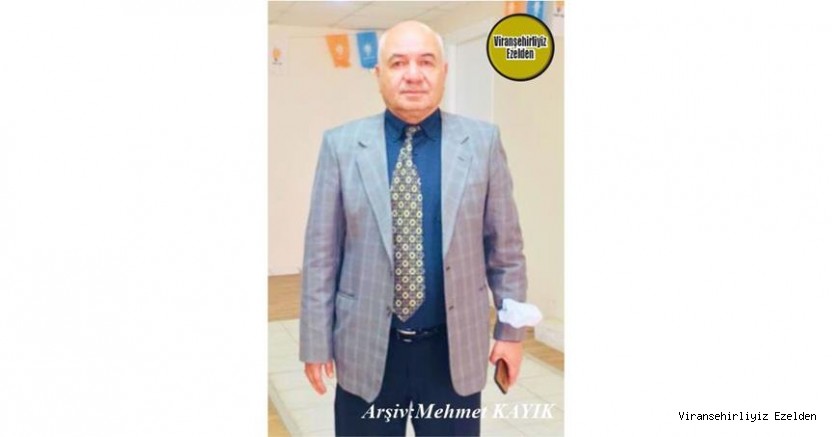Hemşehrimiz Viranşehir Belediyesi Emekli Zabıta Komiseri Maruf Yağan