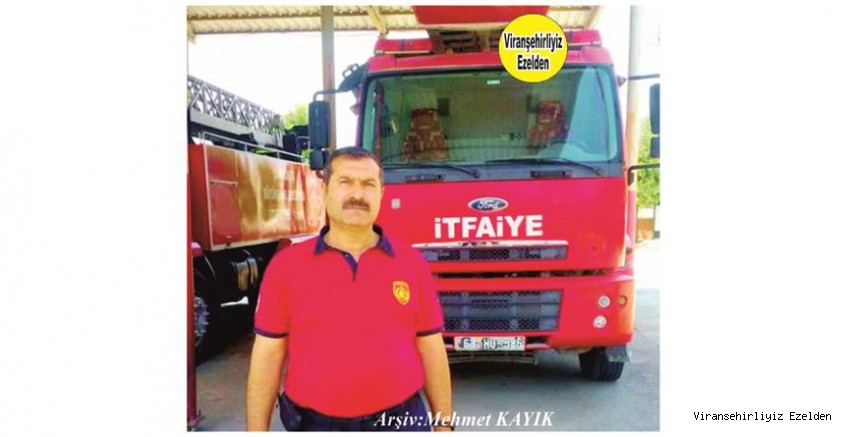 Hemşehrimiz Viranşehir Belediyesi İtfaiye Müdürlüğü Personellerinden, Sabri Palmanak