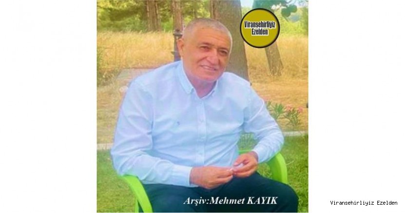 Hemşehrimiz Viranşehir Belediyesi ŞUSKİ İlçe Müdürlüğü Görevini Yıllarca yapmış, Sevilen İnsan Emin Mızraklı