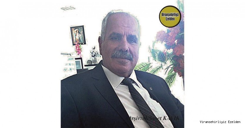 Hemşehrimiz Viranşehir Belediyesinde Yıllarca Görev yapmış, Süleyman Çelik