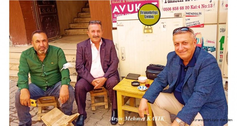 Hemşehrimiz Viranşehir Belediyespor Futbol Takımı Başkanı Mahmut Ekinci, Mehmet Adnan Ayaz ve Arkadaşı