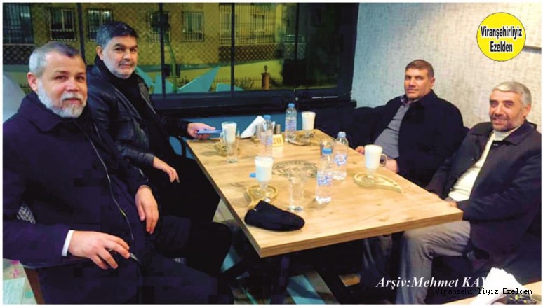 Hemşehrimiz Viranşehir Biraraya gelmiş, İbrahim Çapa, Lütfi Bağcı Hadi Diken, ve İsmail Şavlı