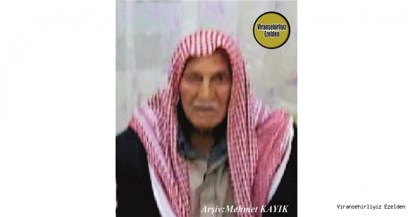 Hemşehrimiz Viranşehir’de 04 Ocak 2021 Günü Vefat etmiş, Sevilen İnsan Merhum İbrahim Çınar