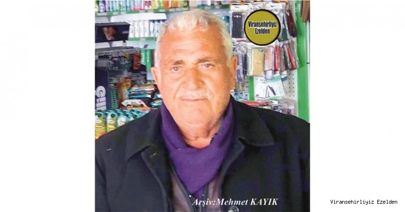 Hemşehrimiz Viranşehir’de 10 Aralık 2020 Günü Vefat etmiş, Sevilen İnsan Merhum Bubo Demir