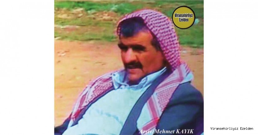 Hemşehrimiz Viranşehir’de 14 Kasım 2014’te Vefat etmiş, Merhum Ahmet Advan