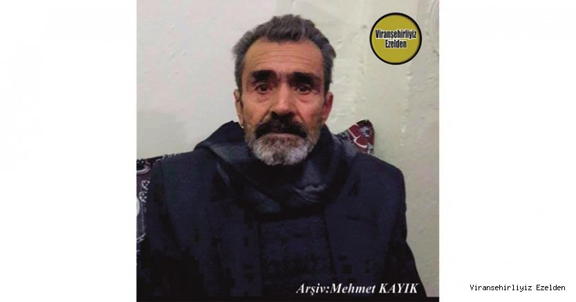 Hemşehrimiz Viranşehir’de 15 Aralık 2020 Günü Vefat etmiş, Sevilen Güzel İnsan Merhum Mahmut Gün