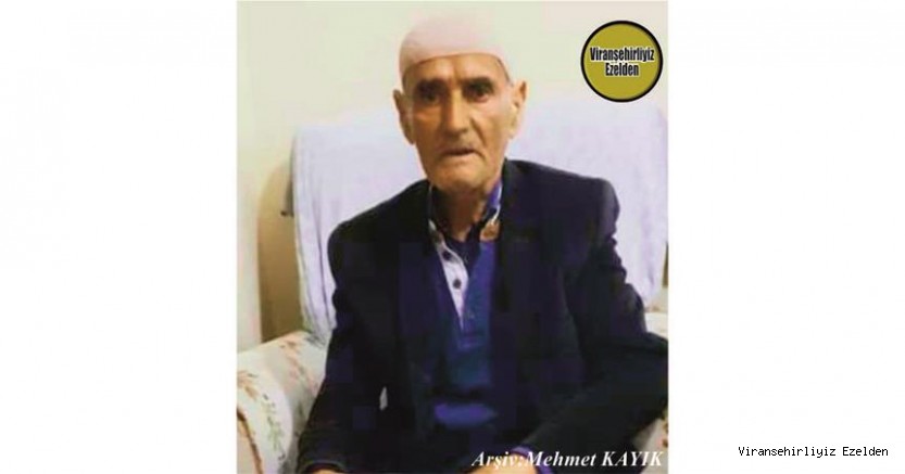 Hemşehrimiz Viranşehir’de 20 12 2020 Günü Vefat etmiş, Sevilen İnsan Merhum Abdulkadir Şaylı