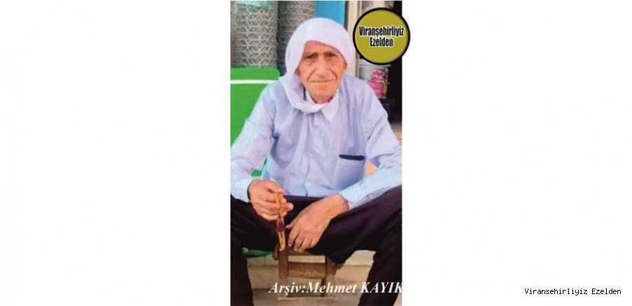 Hemşehrimiz Viranşehir’de 20 Mart 2021 Günü Vefat etmiş, Sevilen İnsan Merhum Ali Görür