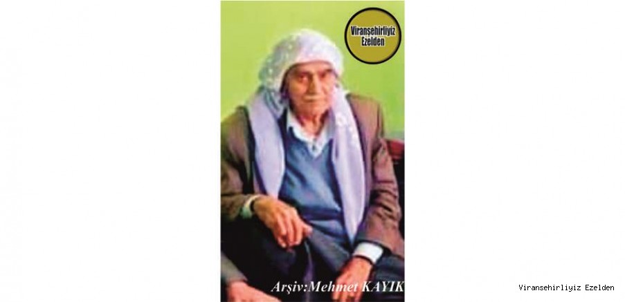 Hemşehrimiz Viranşehir’de 20 Mart 2021 Günü Vefat etmiş, Sevilen İnsan Merhum Sinan Anar