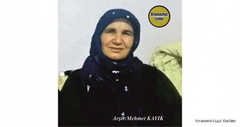 Hemşehrimiz Viranşehir’de 25 Eylül 2020 Günü Vefat etmiş, Değerli annelerimizden olan, Merhume Behiyye(Beyyi) Özkara