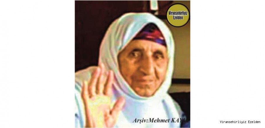 Hemşehrimiz Viranşehir’de 31 Mart 2021 Günü Vefat etmiş, Değerli Annelerimizden olan, Merhume Hacı Nura Güven