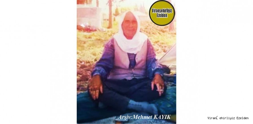 Hemşehrimiz Viranşehir’de Ali'ye Ewkî Olarak Tanınan, Merhum Ali Gezer
