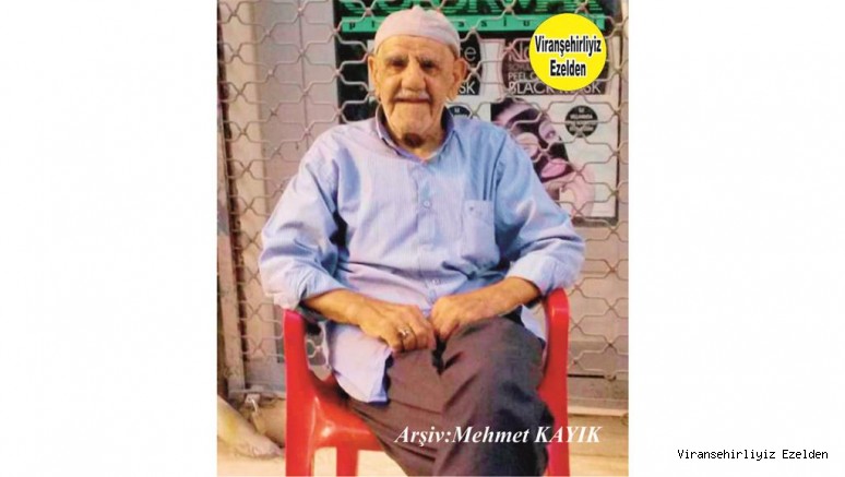 Hemşehrimiz Viranşehir’de Ammo Abdullah olarak tanınan, Sevilen Güzel İnsan Abdullah Akay