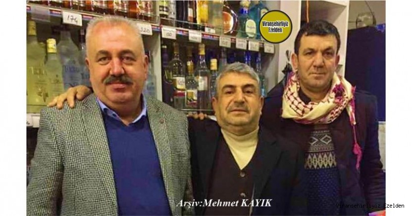 Hemşehrimiz Viranşehir’de Biraraya Gelmiş, Osman Özkılavuz, Aslan Gonüllü ve Ali Taylan