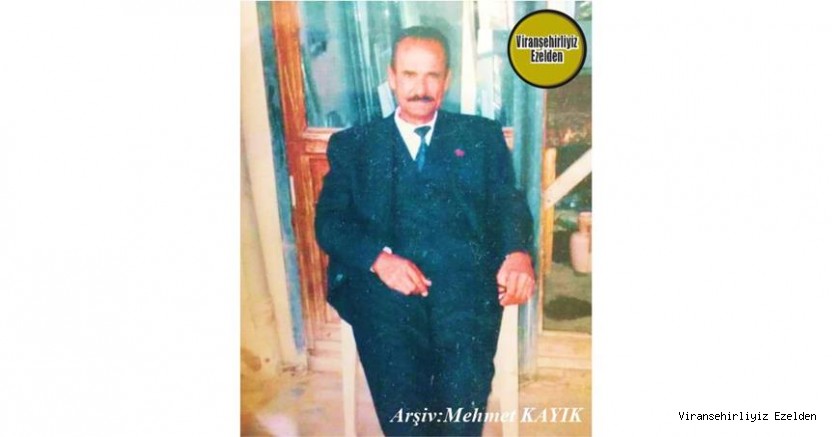 Hemşehrimiz Viranşehir’de Camcı Hacı Mithat olarak tanınan, Sevilen İnsan Merhum Hacı Mithat İşcan