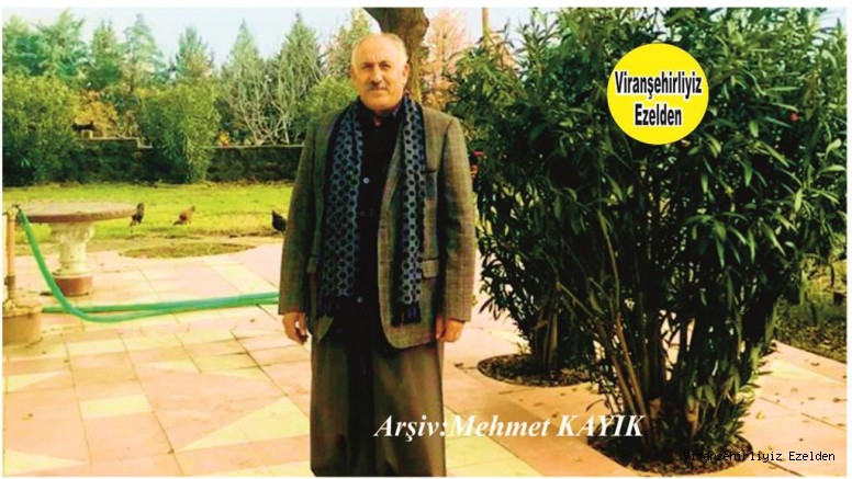 Hemşehrimiz Viranşehir’de Çiftçilikle Uğraşan, Hasan Çelikli