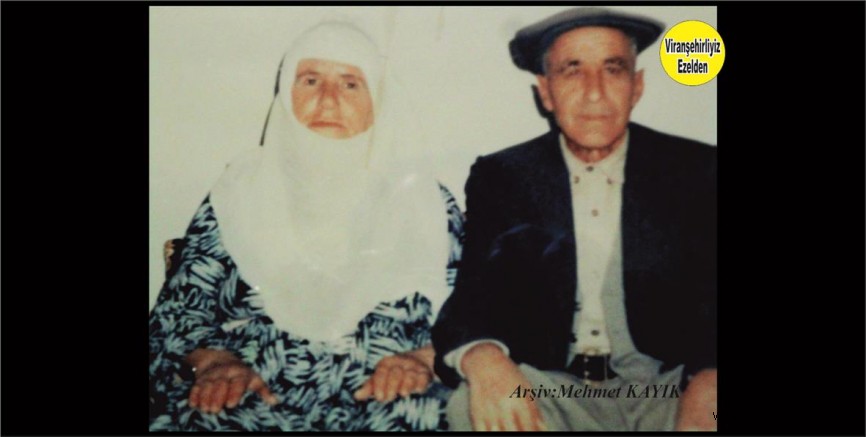 Hemşehrimiz Viranşehir’de Değerli Evlatlar kazandırmış, Şükrü Tiyesti ve Eşi Merhume Sultan Tiyesti