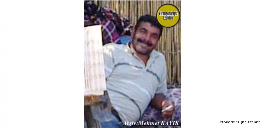 Hemşehrimiz Viranşehir’de Genç Yaşta Vefat etmiş, Sevilen İnsan Merhum Mahmut Taşlı