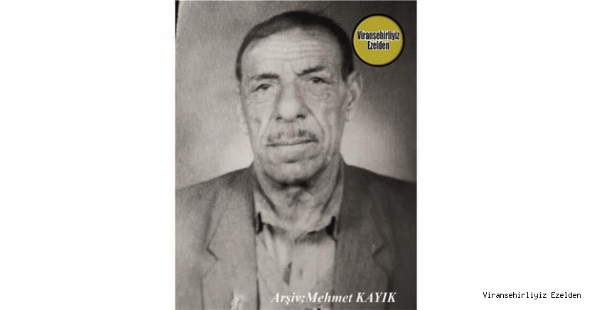Hemşehrimiz Viranşehir’de Hacı Abdullah olarak tanınan, Sevilen İnsan Merhum Hacı Abdullah Diken