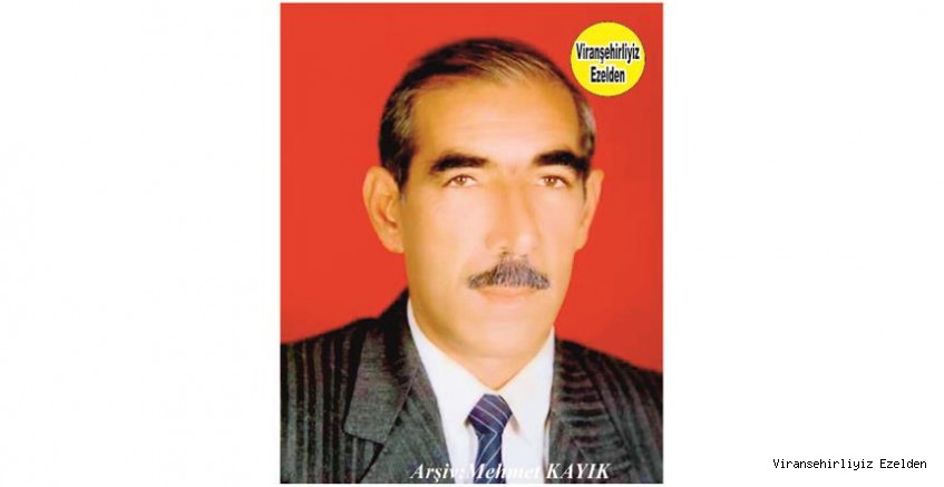 Hemşehrimiz Viranşehir’de İsmetê Ağê olarak tanınan, Değerli İnsan, Merhum İsmet Özkan