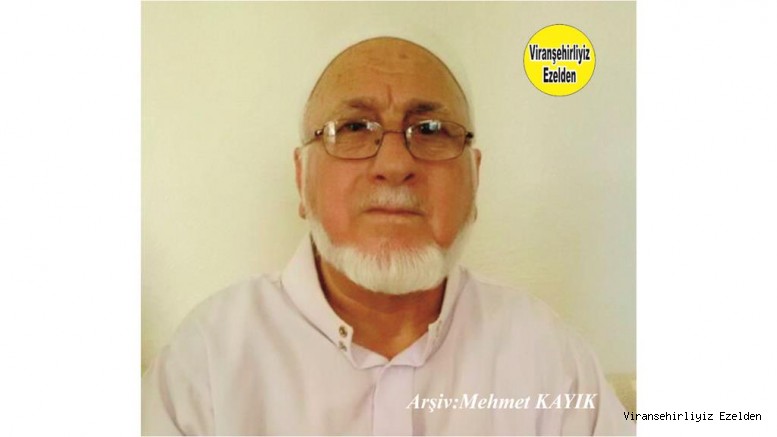 Hemşehrimiz Viranşehir’de Melle Abdulbaki olarak tanınan Abdulbaki Alkan