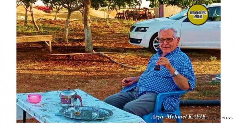 Hemşehrimiz Viranşehir’de Öğretmen olarak Yıllarca Görev yapmış, Sevilen İyi İnsan Necat Öztop