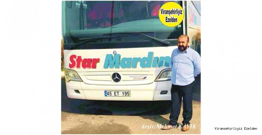 Hemşehrimiz Viranşehir’de Otogarında Uzun Yıllardan beridir Çalışan, Mehmet Ayaz