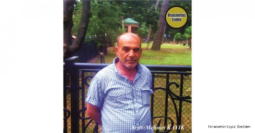 Hemşehrimiz Viranşehir’de Sanayi Sitesinde Yıllarca Esnaflık yapmış, Sevilen, İyi İnsan Zeyni Baysal