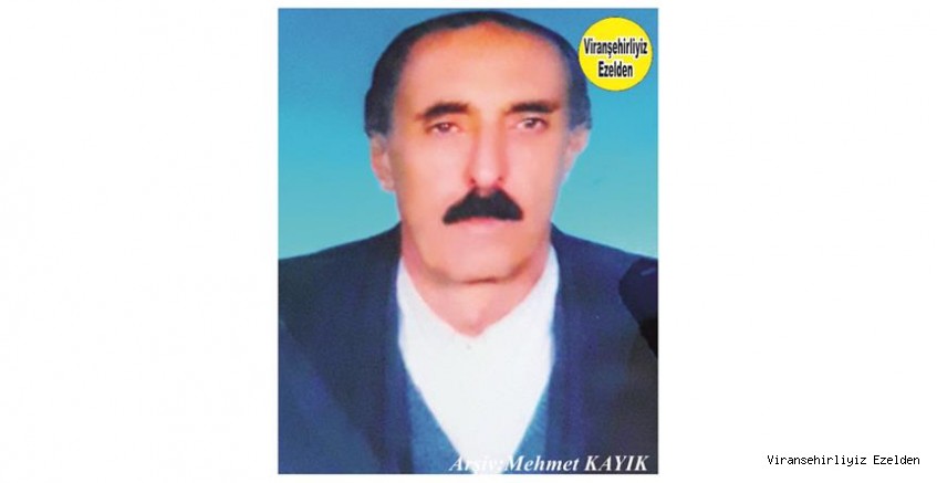 Hemşehrimiz Viranşehir’de Sevilen Değerlerimizden olan, Merhum Abdulkadir İper