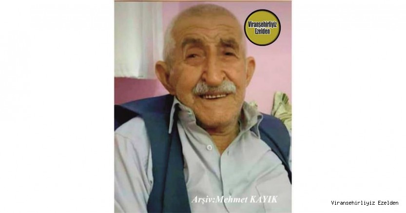 Hemşehrimiz Viranşehir’de Sevilen Değerlerimizden olan, Merhum Hacı Cemil Delek