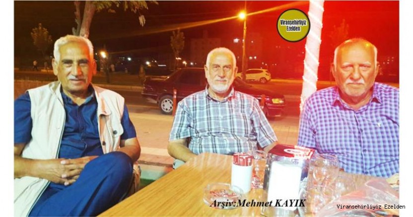 Hemşehrimiz Viranşehir’de Sevilen Değerlerimizden olan, Merhum Hacı İsmet Alay, Kardeşi Hacı Sinan Alay ve Bilal Kudin