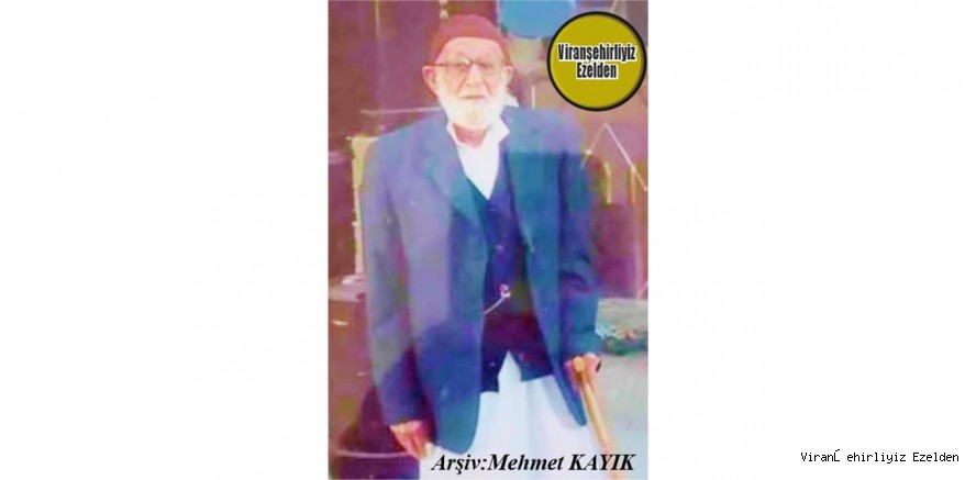 Hemşehrimiz Viranşehir’de Sevilen Değerlerimizden Olan, Merhum Hacı Mustafa Tatlı