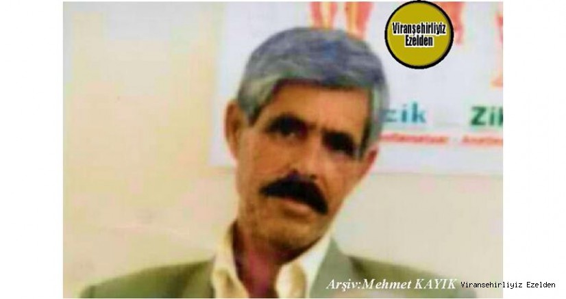 Hemşehrimiz Viranşehir’de Sevilen Değerlerimizden olan, Merhum Mehmet Ali Bardakçı