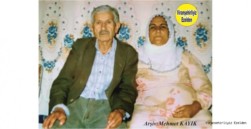 Hemşehrimiz Viranşehir’de Sevilen Değerlerimizden olan, Merhum Mehmet Kılıç ve Eşi Merhume Türkan Kılıç