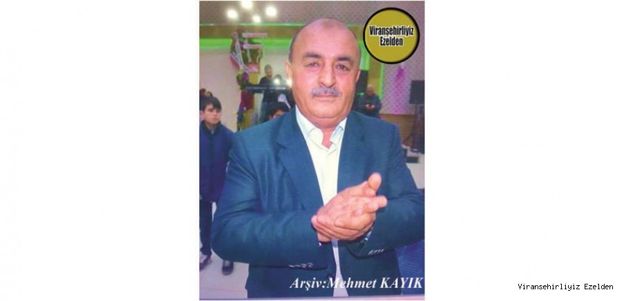 Hemşehrimiz Viranşehir’de Sevilen Değerlerimizden olan, Mustafa Özkan