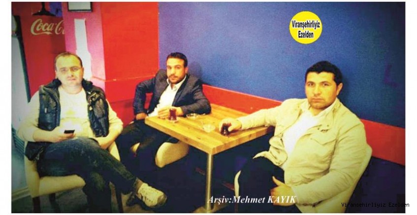 Hemşehrimiz Viranşehir’de Sevilen Gençlerimizden olan, Ali Çoğalan, Fırat Yol ve Mustafa Keskinli