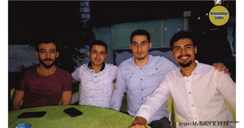 Hemşehrimiz Viranşehir’de Sevilen Gençlerimizden olan, İbrahim Tiyesti, Eyyüp Kızılkanat, Menduh Ekinci ve Yusuf Güner