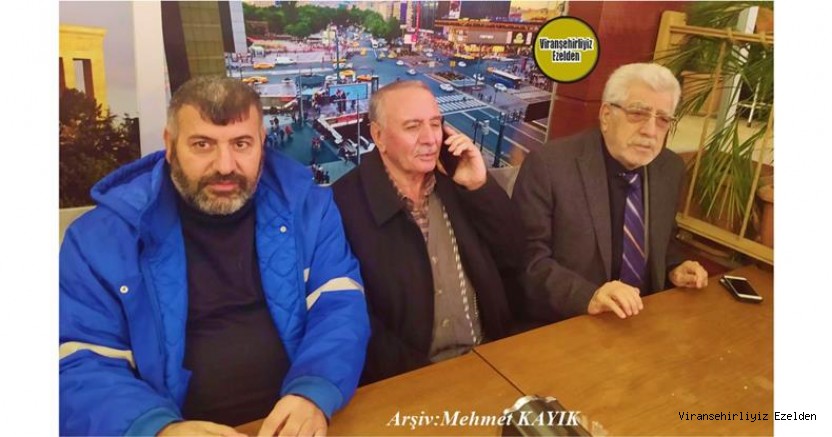 Hemşehrimiz Viranşehir’de Sevilen Kanaat Önderlerimizden olan, Mehmet Şerif Özkan, Emekli Öğretmen İsmet Tektaş ve İbrahim Adanır