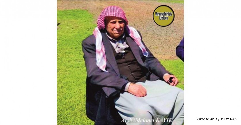 Hemşehrimiz Viranşehir’de Sevilen Kanaat Önderlerimizden olan, Merhum Mustafa Kızıltaş